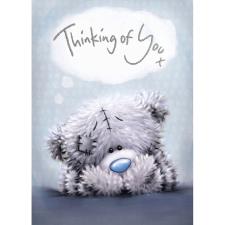 Thinking Of You Softly Drawn Me to You Bear Card Image Preview
